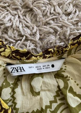 Сукня довга zara тканина котон майже нова s але великомірить2 фото