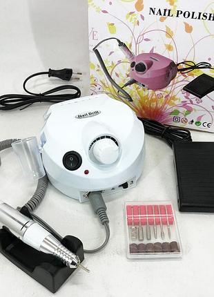 Фрезер dm-11-1 для манікюру та педикюру. колір: білий   2fg4