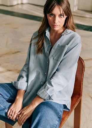 Сорочка zara як тонкий денім