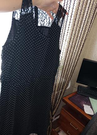 Платье шифоновое с подкладкой.