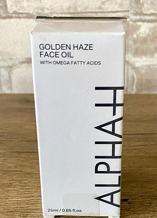 Нова преміум розкішна зволожуюча олія для обличчя golden haze alpha-h, 25 мл, австралія 🇦🇺, оригінал!