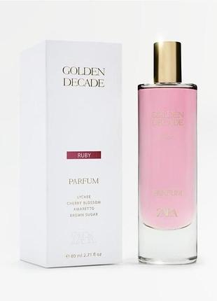 Zara golden gecade ruby parfum 80 ml