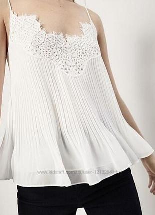 Фирменный топ на тонких брителях. massimo dutti