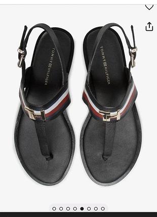 Кожаные сандали tommy hilfiger