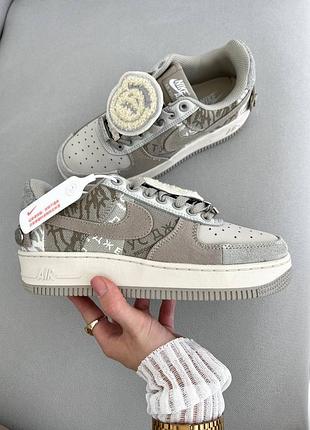 Кроссовки nike dh7650 react runner mid wr ispa blue black orange low x travis scott cactus jack grey beige