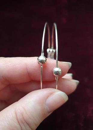 Вінтажні великі та ефектні сережки конго, американський вінтаж