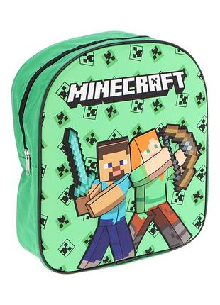 Дошкільний дитячий рюкзак майнкрафт minecraft 3д 3-6 років