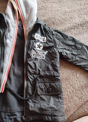 Парка для мальчика на рост 98см