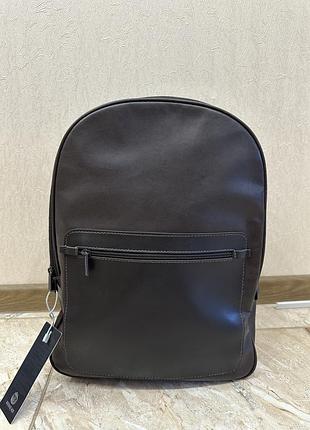 Sale❤️ рюкзак для ноутбука коричневий новий еко шкіра