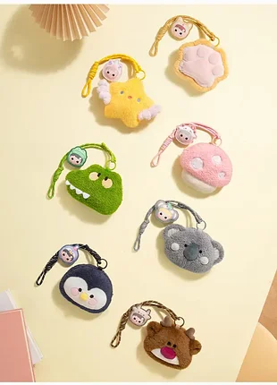 Плюшевая сумочка pop mart серии хасипупа hacipupu snuggle with you series-plush bag blind box