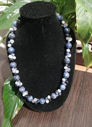 Бусы из натурального камня