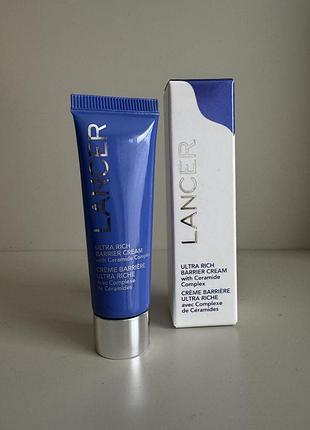 Живильний  крем з керамідами - lancer ultra rich barrier cream with ceramide complex 7,5ml