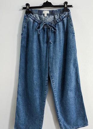 Джинси широкі hennes and mauritz handm  denim jeans
