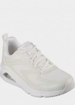 Skechers білі жіночі кросівки tres air uno  glit-airy, 39 розмір (26 см)