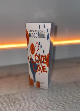 Парфуми moschino i love love нові в блістері оригінал