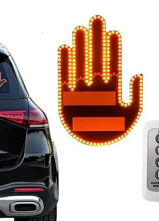 Led долоня на заднее стекло автомобиля светодиодная рука от батареек