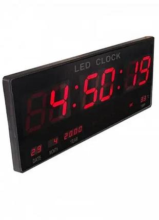 Годинники настінні електронні led clock jh 4622