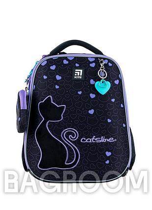 Рюкзак школьный каркасный kite education catsline k24-531m-1