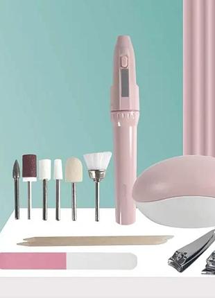 Фрезер для манікюру педикюру beauty manicur pedicur set / домашній набір для манікюру та педикюру