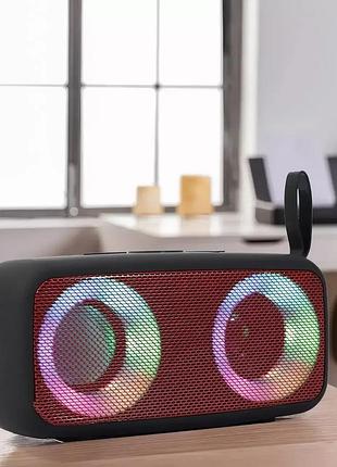 Музыкальная колонка с bluetooth 5.0 и rgb подсветкой mb 051 bt