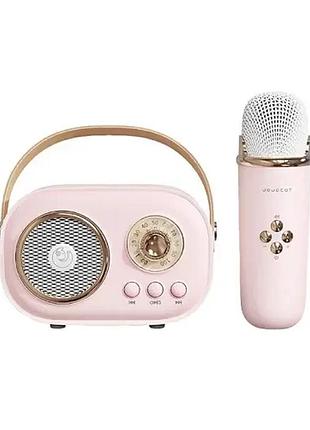 Беспроводной микрофон для караоке, колонка speaker c20 plus