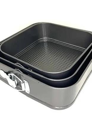 Форми для випікання квадратні unique un-1704 3шт