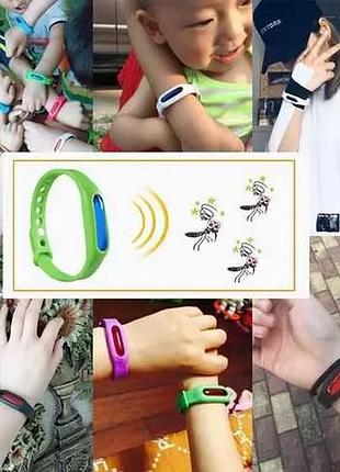 Силиконовый браслет от комаров mosquito bracelet