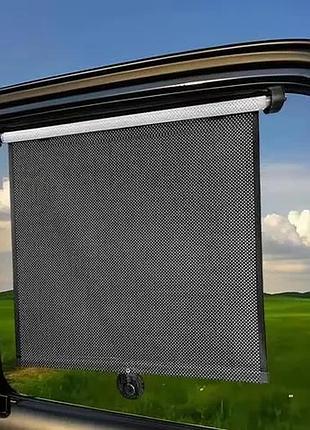 Сонцезахисна шторка на коліщатках для автомобіля 40*60 cm
