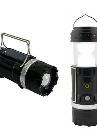 Світлодіодний ліхтар для кемпінгу mhz із сонячною панеллю sb-9699