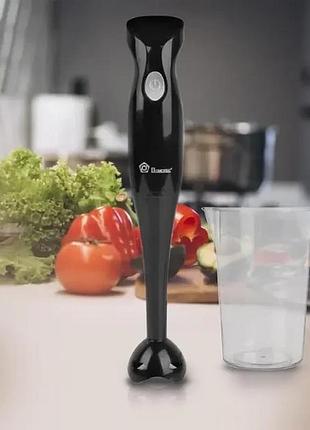 Блендер domotec ms-5105 (погружной, 400вт, пластик, + стакан)