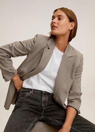 Легенький картатий жакет shein p.s