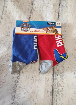 Шкарпетки шкарпетки комплект 35-38 8-10років disney щенячий патруль