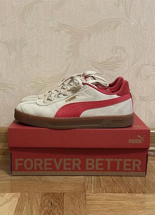Жіночі кеди низькі puma club suede leather 38р