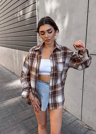 Рубашка женская в клетку.
сорочка