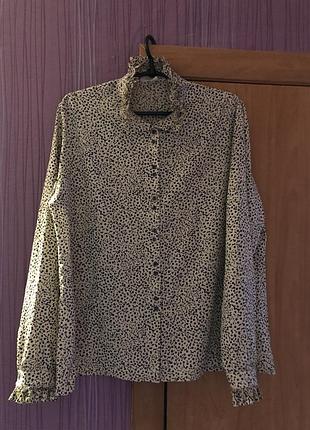 Блуза в горох