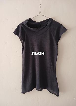 Льняная футболка