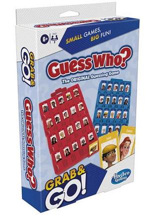 Настольная игра hasbro угадай кто? дорожня версія (guess who? travel)