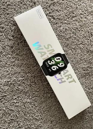 Смарт-часы smart watch idw15 black, умные часы с bluetooth, фитнес-трекер, пульсометр