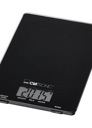 Кухонные весы clatronic kw 3626 black