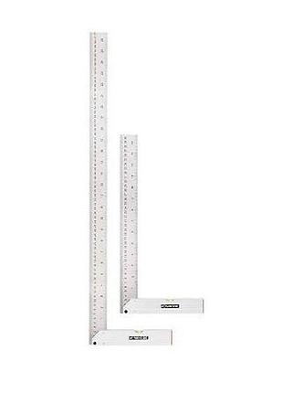 2шт набір алюмінієвих кутників з рівнем parkside 70 40 см