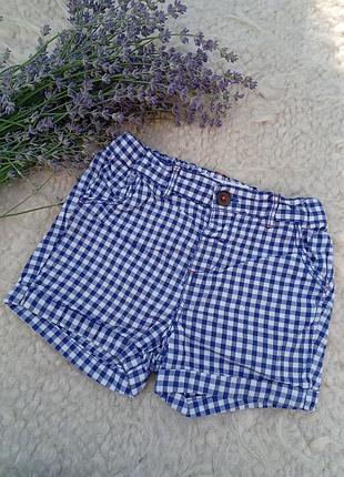 Хлопковые шорты на 12-18 месяцев 86 см коттоновые шортики на мальчика
