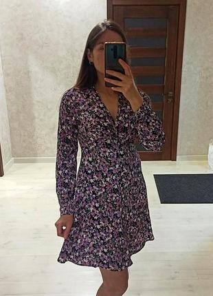 Ніжна сукня з легкої віскози в квітковий принт reserved xs-s