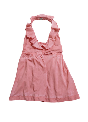 Коралова сукня на запах