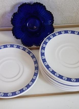 Антикварные пироговые/ диссертные тарелочки от villeroy &amp;boch