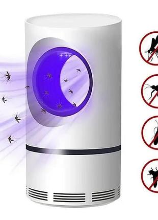 Лампа-пастка для комарів та комах, від usb, mosquito killer 360 / електричний знищувач комарів