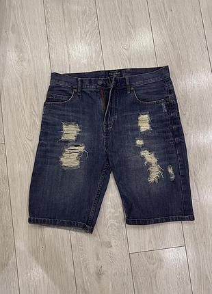 Джинсовые шорты pull bear