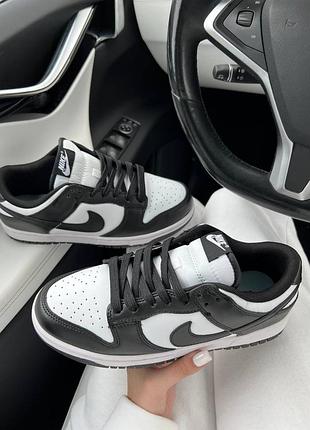 Кросівки nike sb dunk low white black 5