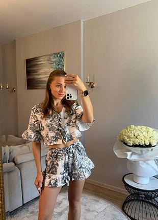 Женская пижама в стиле диор