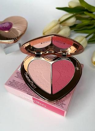 Лімітована палетка для обличчя charlotte tilbury beauty soulmates face palette