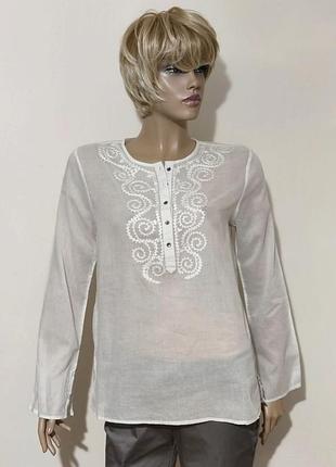 Батистовая котоновая рубашка day birger et mikkelsen /5852/n